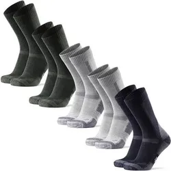 DANISH ENDURANCE Wandersocken Classic Hiking Crew, Größe 35/38 in Bunt Bunt
