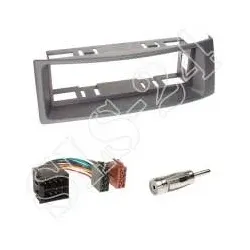 Renault Megane Coach Coupe Scenic Grandtour 1-DIN Einbaurahmen Radioblende+Ad...