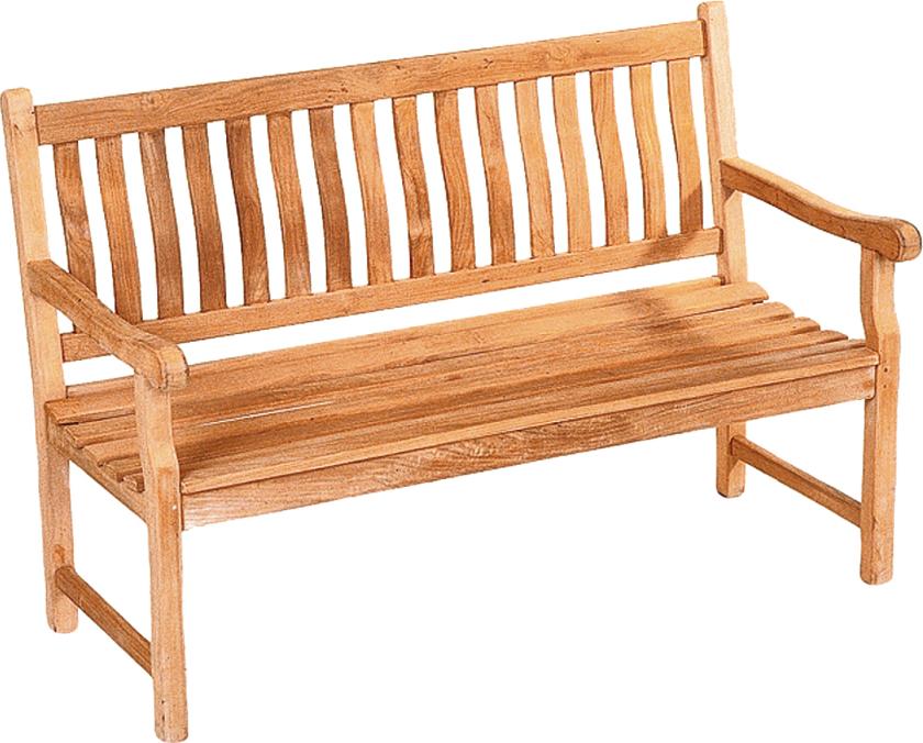 deVries Landhausbank "MENDIP" aus Teakholz Premium Gartenbank 160 x 54 x 94 cm