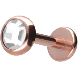 Titan Labret mit Innengewinde KRISTALLDISC