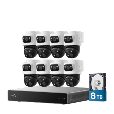 eufy 4K NVR S4 Max 8-Camera Kit with 8 TB HDD