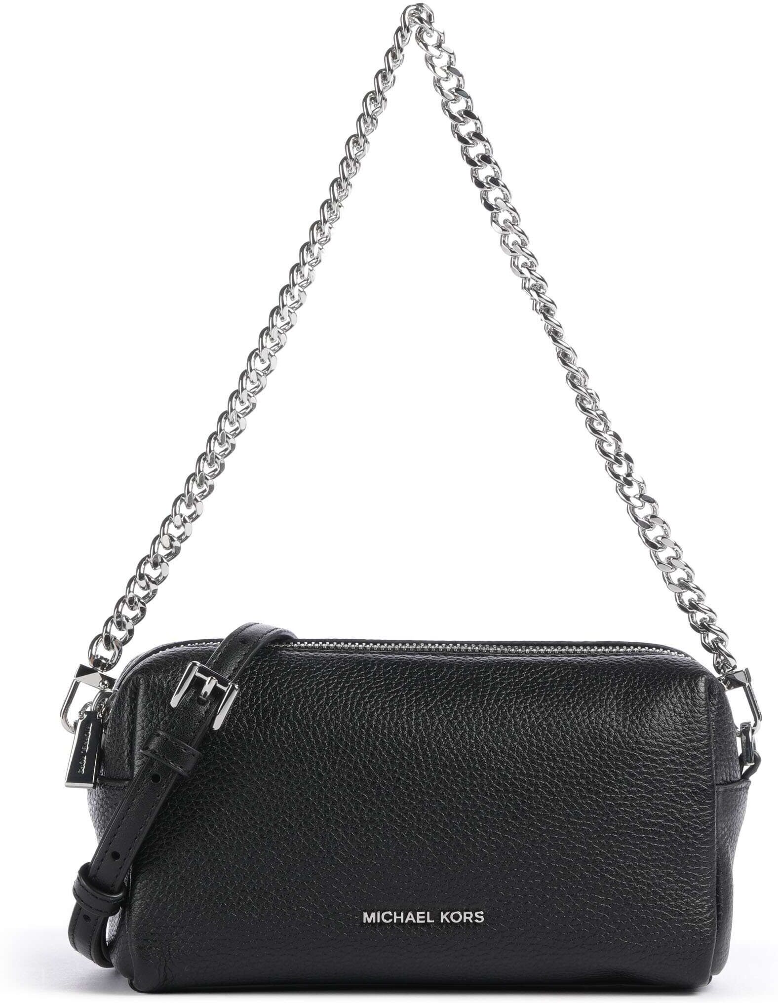 Michael Kors Bryant Small Umhängetasche aus Leder, schwarz