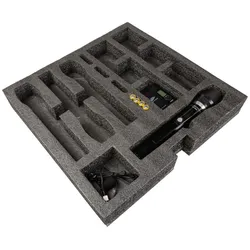GL Cases Rackzubehör JV Case RACK DRAWER MIC-FOAM Foam Insert for 2 HE Rack Draw... - Rackzubehör