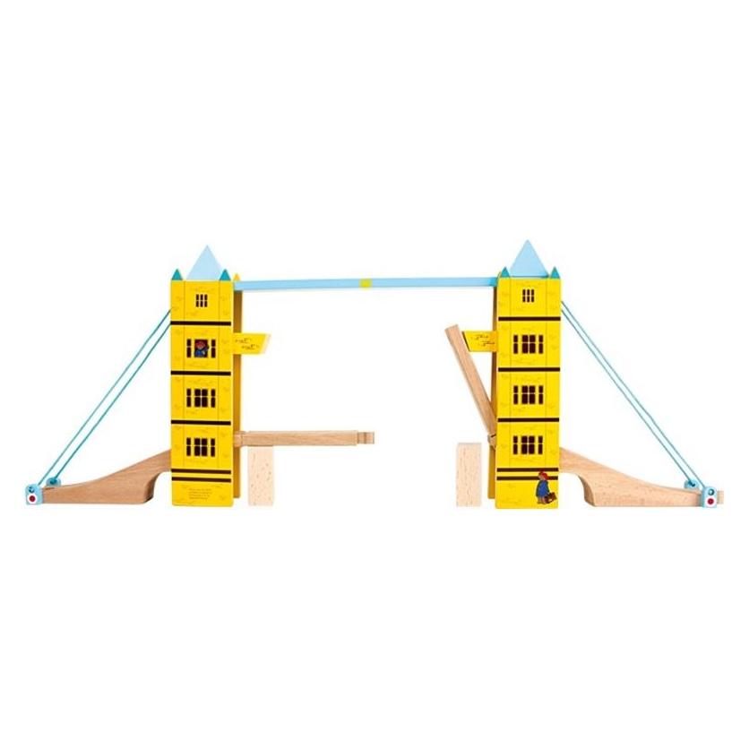 Legler OHG Holzspielzeug-Bahnzubehör mit Paddington Bär Tower Bridge (LE5999)