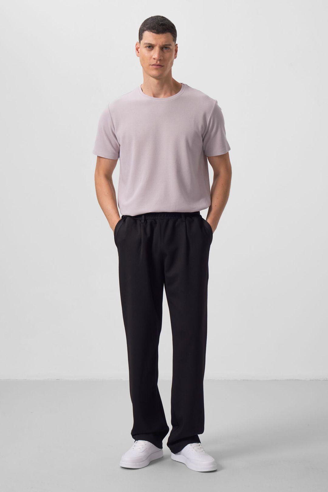 Herren Palazzo-Hosen mit weitem Bein