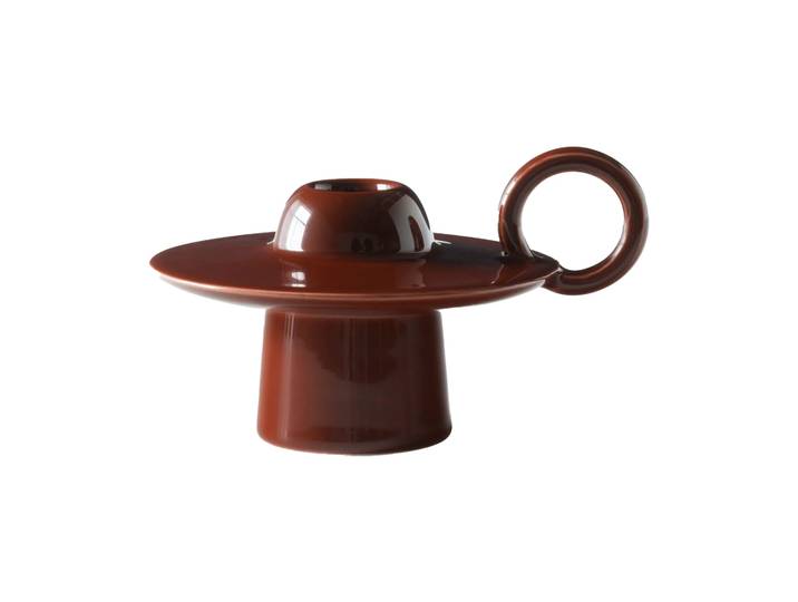 &Tradition Momento JH39 Bougeoir Red Brown