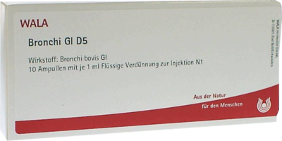 WALA Heilmittel GmbH BRONCHI GL D 5 Ampullen 10X1 ml 03359664