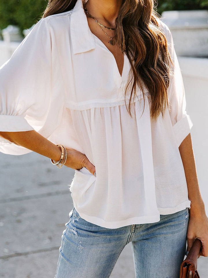 LA Angels Bluse in Weiß - M