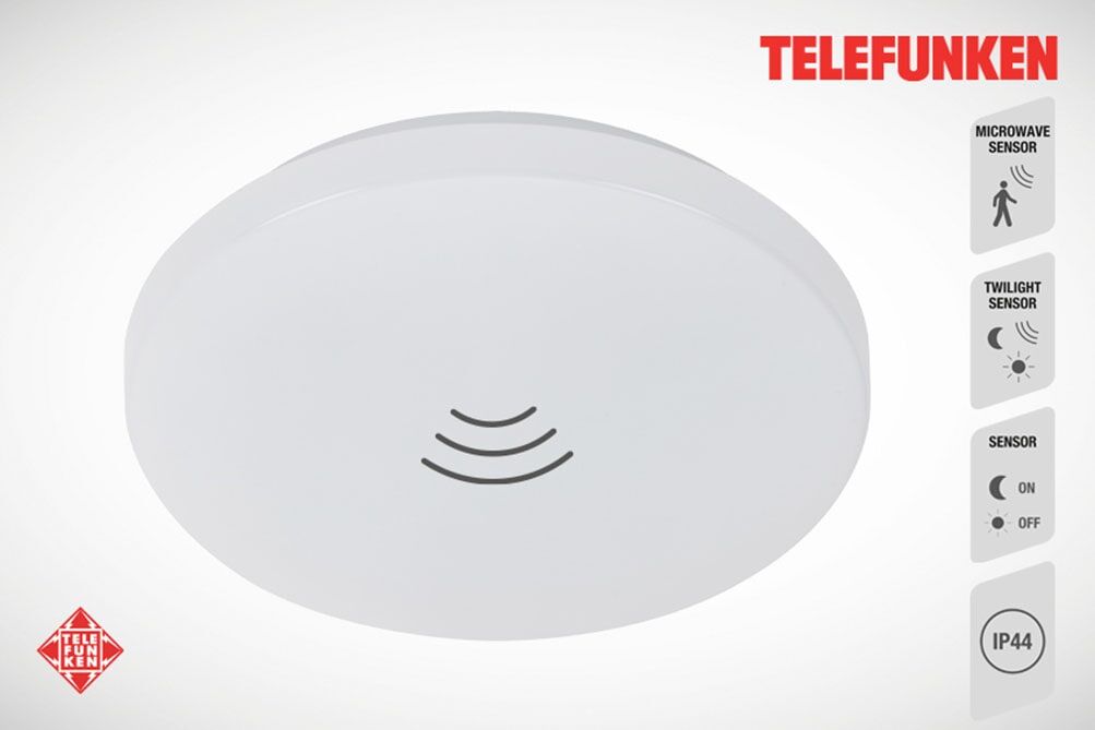 TELEFUNKEN LED Deckenleuchte "WOLGA", weiß (weiß, neutral), Leuchten, LED Deckenleuchte