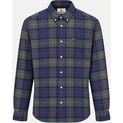 Tailored-Fit Hemd Fortrose Blau S