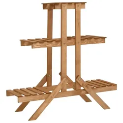 vidaXL Blumenständer Tannenholz : Größe - 83 x 25 x 83 cm