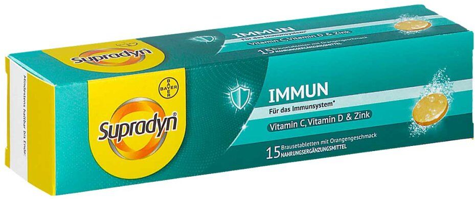 Supradyn Immun Brausetabletten mit Vitamin D , C & Zink 15stk
