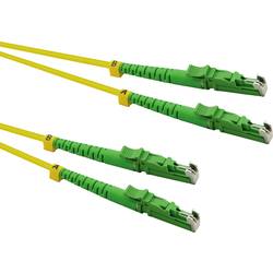 ROLINE LWL-Kabel duplex 9/125µm OS2, LSH/LSH, APC Schliff, LSOH, gelb, 3 m 21.15.9503