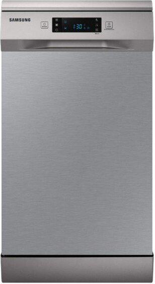 Samsung DW50R4070FS/EC, Freistehend, Single (45 cm breit), Edelstahl, Edelstahl, Tasten, LED