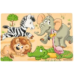 PLATZSET Happy Zoo Zoo-Tiere 45 x 30 cm