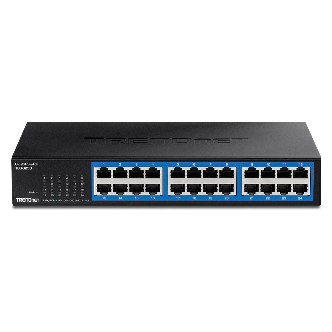 Trendnet Ethernet Switch Gigabit (24 Ports) (TEG-S25D)