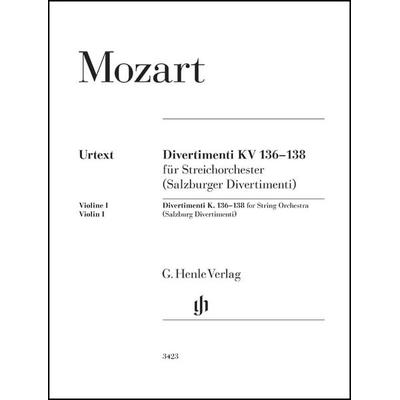 Wolfgang Amadeus Mozart - Divertimenti KV 136–138 (Salzburger Divertimenti) -