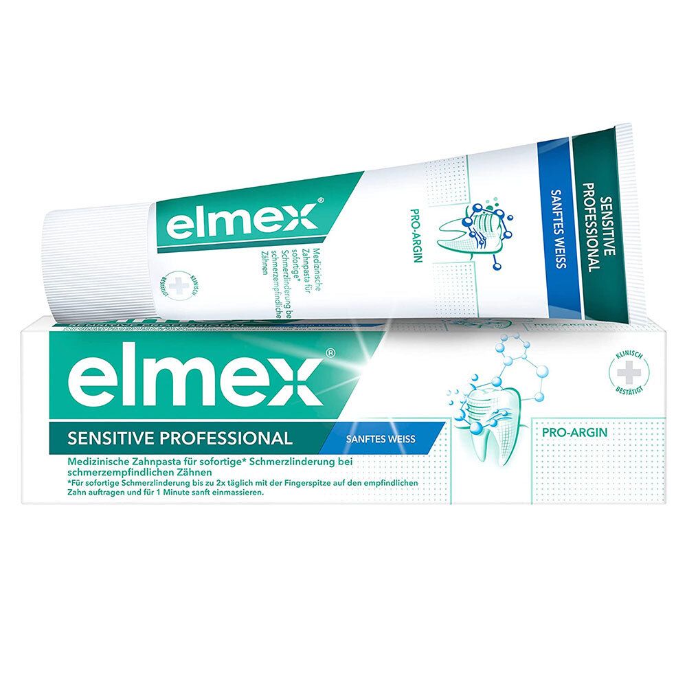 Elmex Sensitive Professional sanftes Weiß 75 ml Zahnpasta