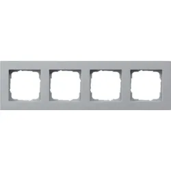 Gira Abdeckrahmen 4-fach alu 0214255