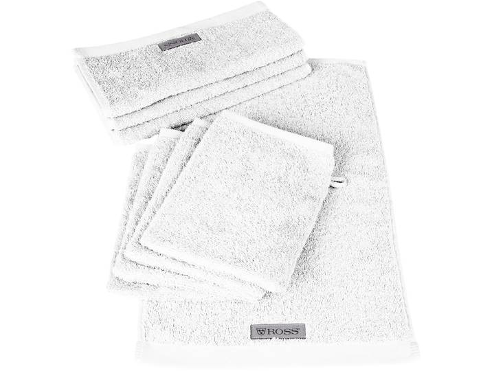 Handtuch Set ROSS Sinfonie , weiß, Obermaterial: 100% Baumwolle, Handtuch-Sets, Handtuch Set, beinhaltet Gästetücher und Waschhandschuhe