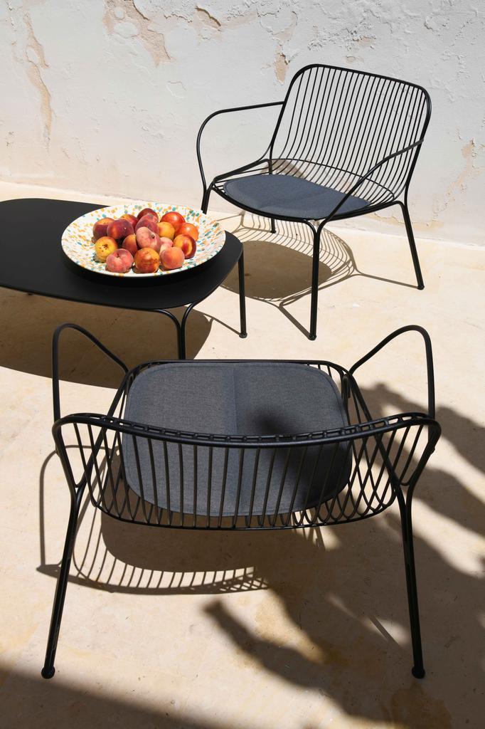 Kartell Hiray Sessel Sitzkissen (anthrazit) anthrazit