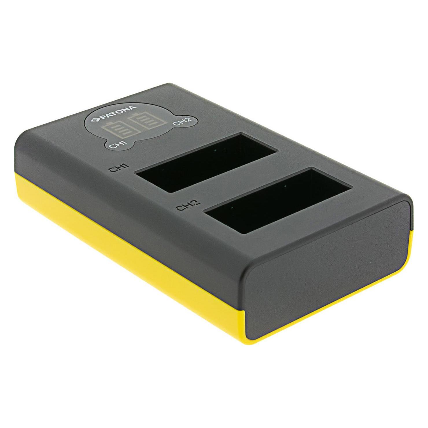 Patona Dual LCD USB Ladegerät für GoPro Hero 13 (4213)