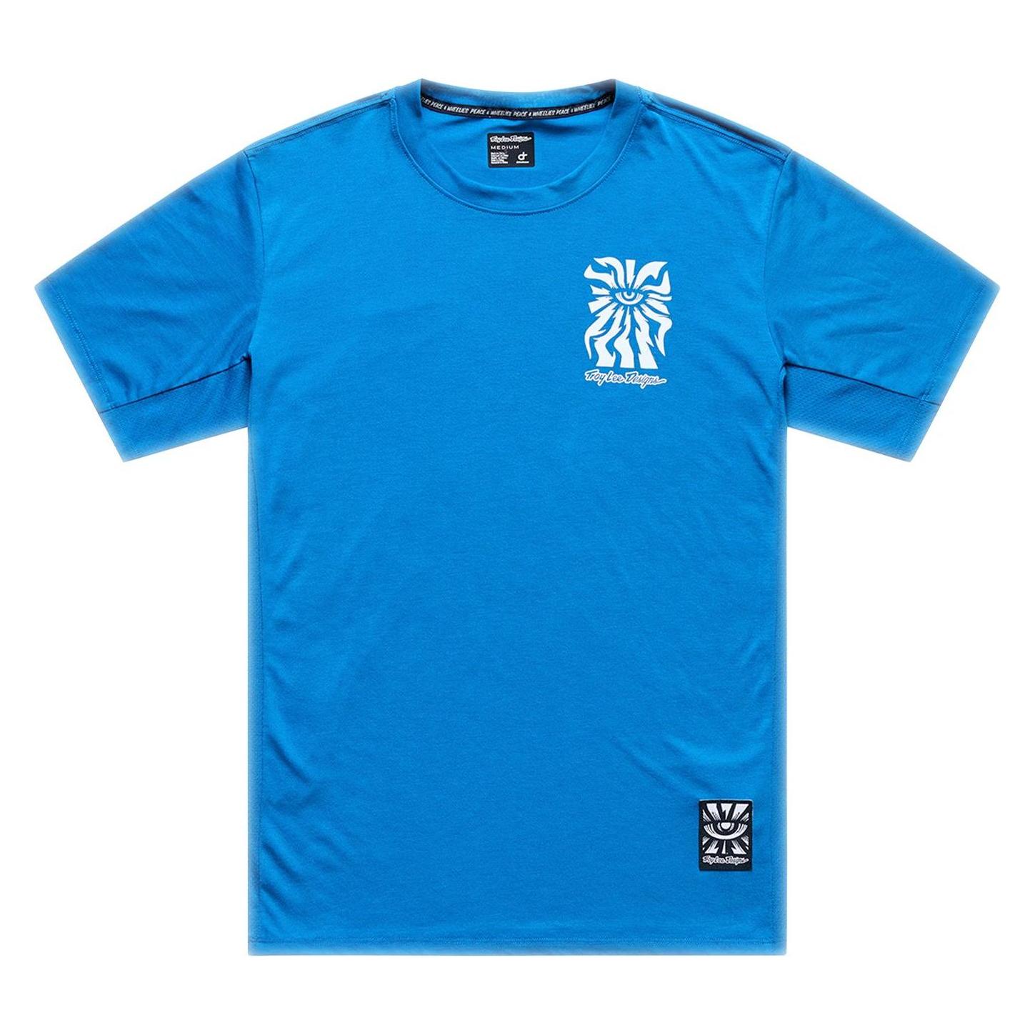 Troy Lee Designs Skyline Ride SS Tee, One Eye, aero blue, XL (XL) (382028005)