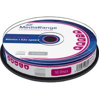 CD-R 700 MB, CD-Rohlinge 52fach, 10 Stück
