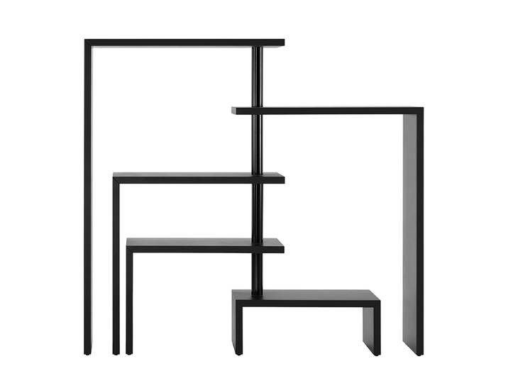 ZANOTTA meuble à étagères pivotantes JOY (5 gs noires - Medium density fiberboard)