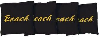 Skip's Garage California State University Long Beach CSULB 49ers Black Cornhole Bags