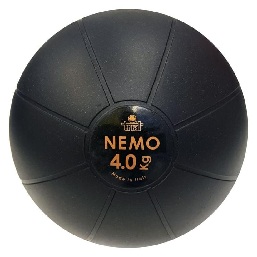 Trial Medizinball NEW NEMO BLACK, 4 kg (4 kg, 240 mm) (NB04)