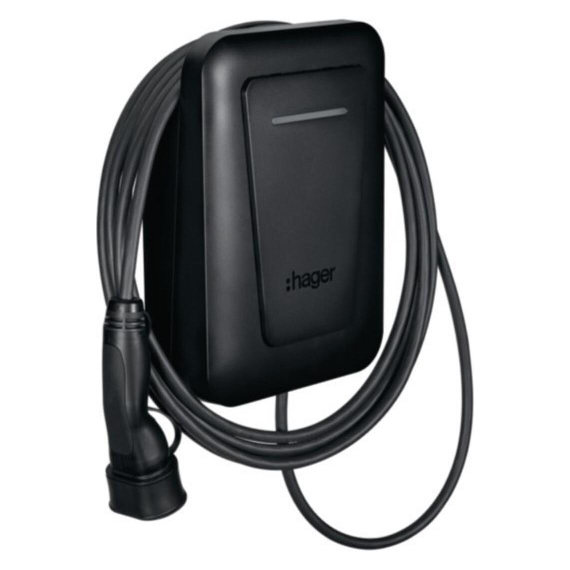 Hager E-Ladestation (Typ 2, 22 kW) (XVL122CLM)