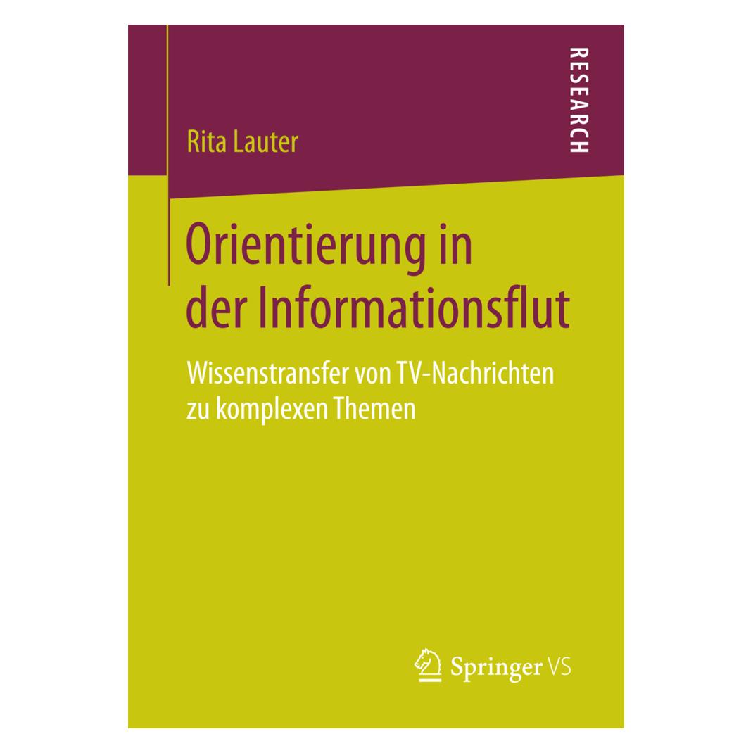 Springer Orientierung in der Informationsflut (Deutsch, Softcover, Rita Lauter) (55950454)