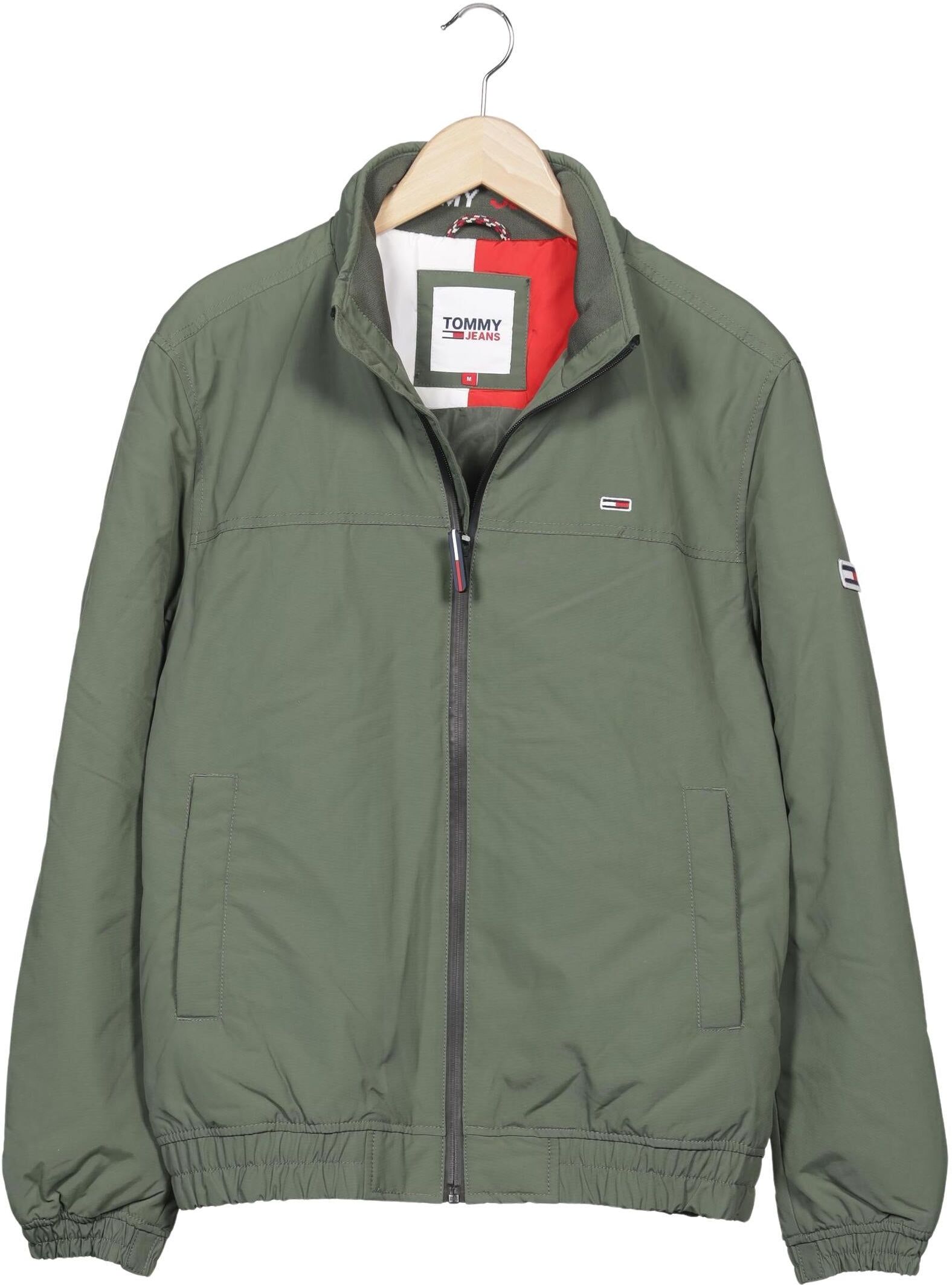 Tommy Jeans Herren Jacke, Grün, Gr. M, Synthetik - Second Hand