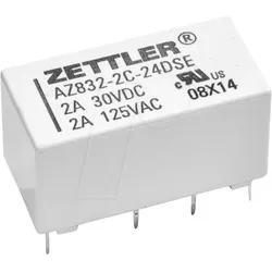 AZ832P2-2C-5DE - Signal-Relais, 5 V DC, 3 A, 2 CO