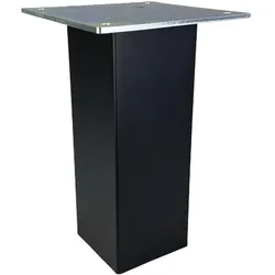 Strate, Bartisch, Barkosnole Thekenfuss gerade Höhe 170mm Tragkraft max. 60kg Stahl schwarz