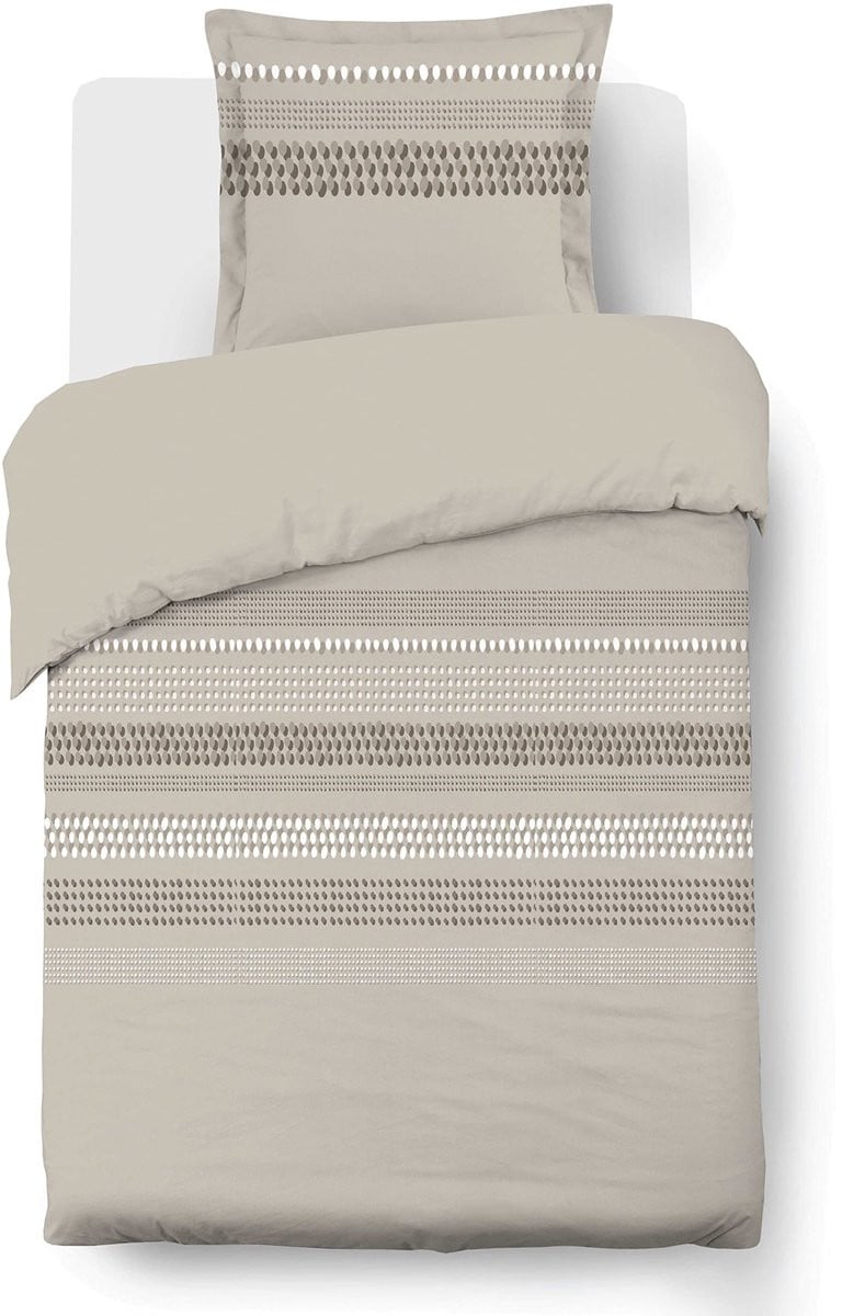 Omgoods Dekbedovertrekset VISION Anthony, Beige, 140 x 200 cm