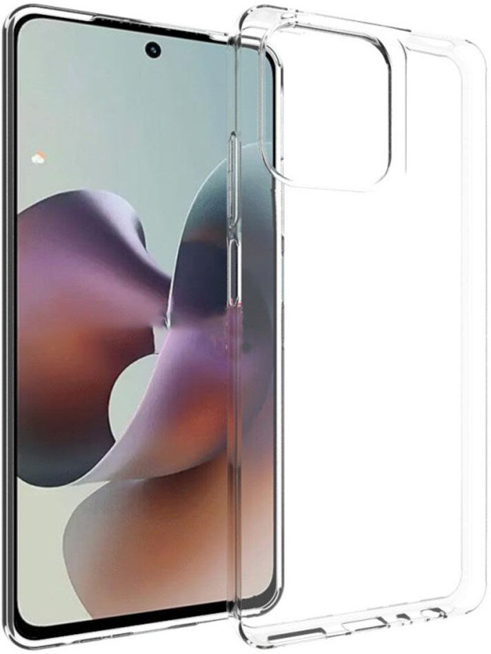 Motorola Moto G56 - EIDERWOOD Fleksibelt Plastik Bagside Cover - Gennemsigtig