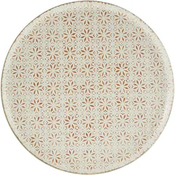 Gourmetplatte EMILIANA PEACH (DH 33x2,50 cm) - gelb - DH 33x2,50 cm
