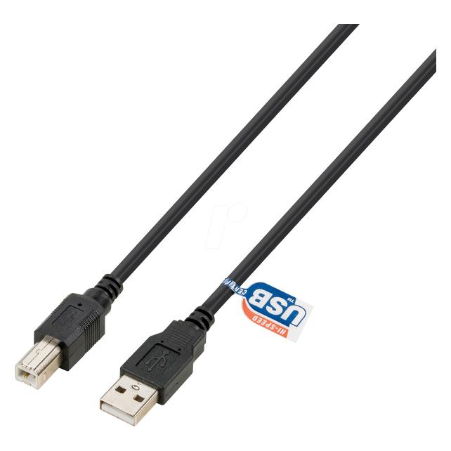TTL NETWORK USB-2.0-Kabel, Stecker A auf Stecker B, 5,0 m (5 m, USB 2.0) (4123-5,0M)