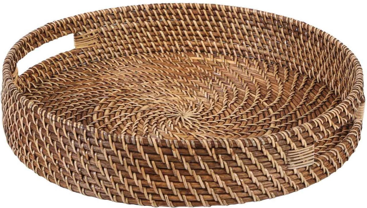 Casa Moro Rotan dienblad Bea rond