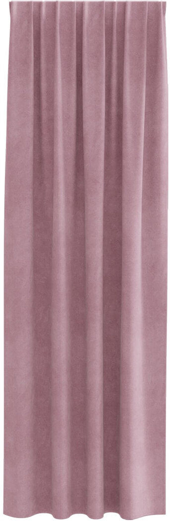 17 Stories Curtains Polyester 140Cm Sound-Absorbing Pink 140cm Width x 245cm Drop