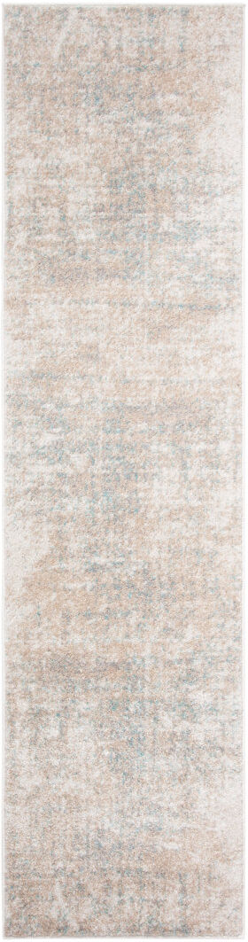 Trent Austin Design Alaric Geometric Area Rug Beige/Slate Runner 76 x 366 cm