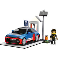 EV Station & Renault 5 Turbo 3E, Konstruktionsspielzeug Maßstab 1:35