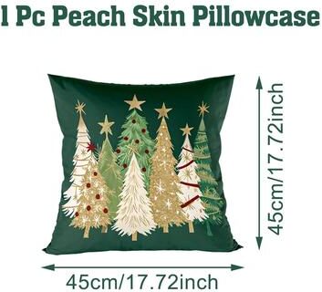 Multicon Wholesale Hub Xmas Pillow Cover, Merry Christmas Tree, Navidad New Year Decoration Gift Natal New Year Gift style 2