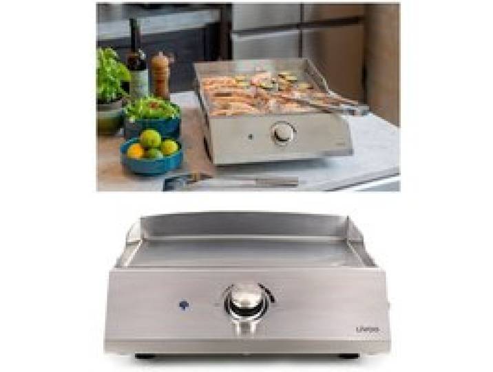 Plancha électrique - LIVOO - Pro - 2800 W - Surface 43x35 cm - Plaque inox amovible antiadhésive