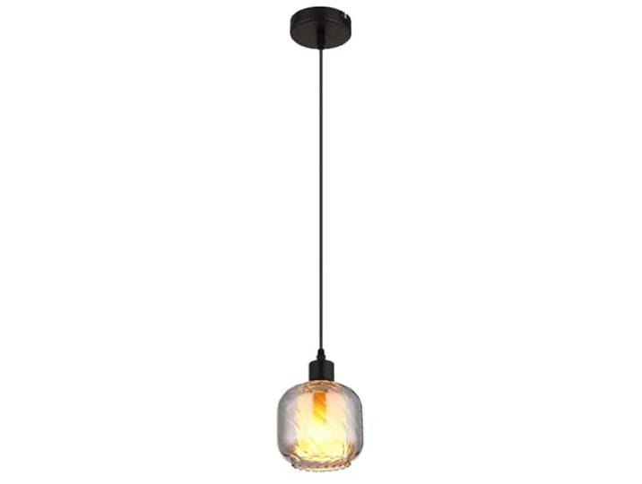 Pendelleuchte Hängeleuchte Esszimmerlampe schwarz matt opal Rauchglas E27 Küche