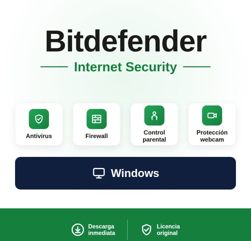 Bitdefender Internet Security para PC