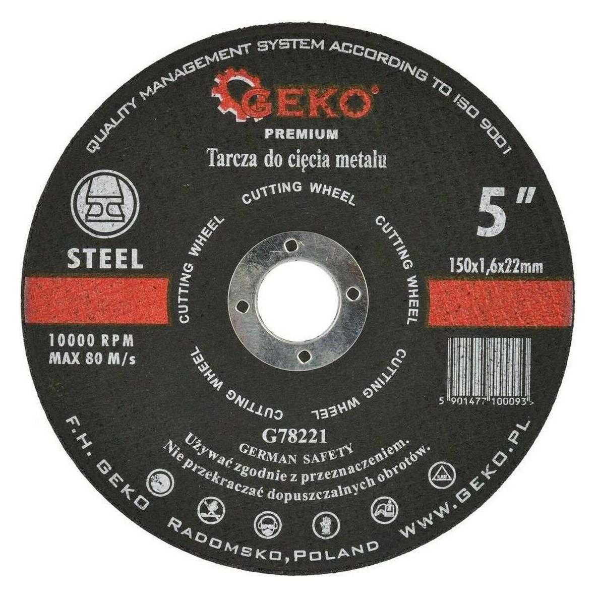 GEKO Metall-Trennscheibe, 150x1,6mm (G78221)