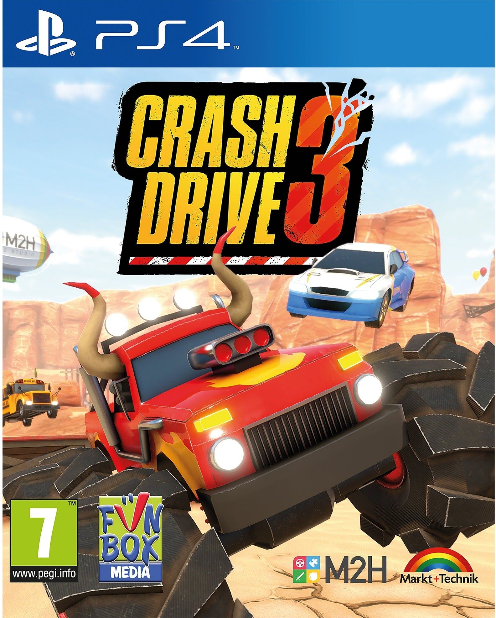 Funbox Media Ltd Crash Drive 3 for PlayStation 4 (Disc) - Arcade-Style Stunts and Open-World Discovery